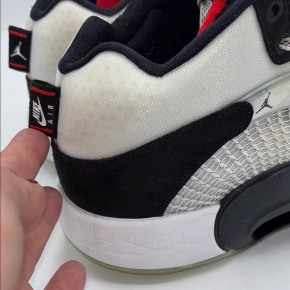 Nike Air Jordan 35 'DNA' Black and White Mesh Sneakers Men’s Size 12 - Picture 7 of 12